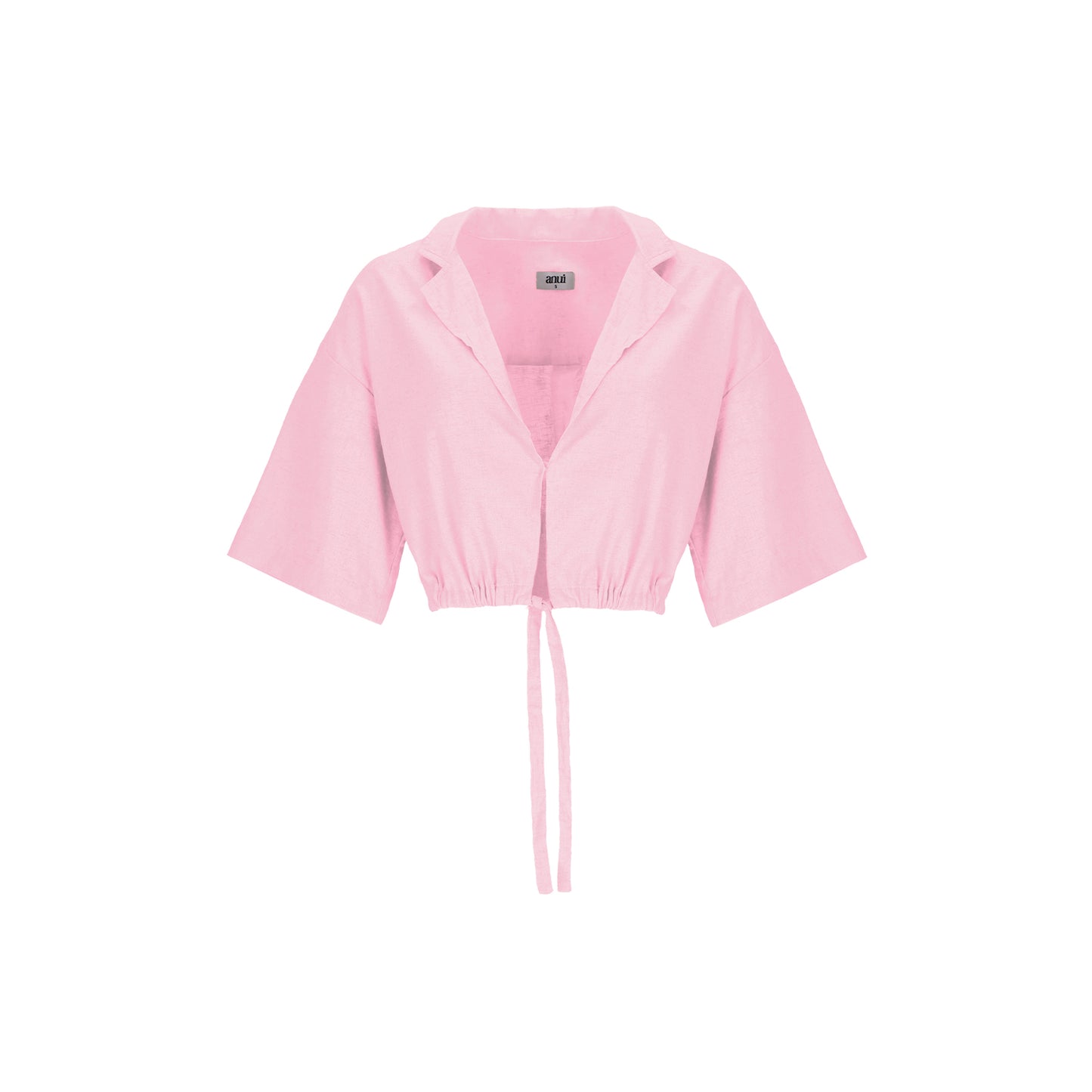 Blusa Rosa del Desierto en Lino y Algodón - Colección Alma Mineral⁠