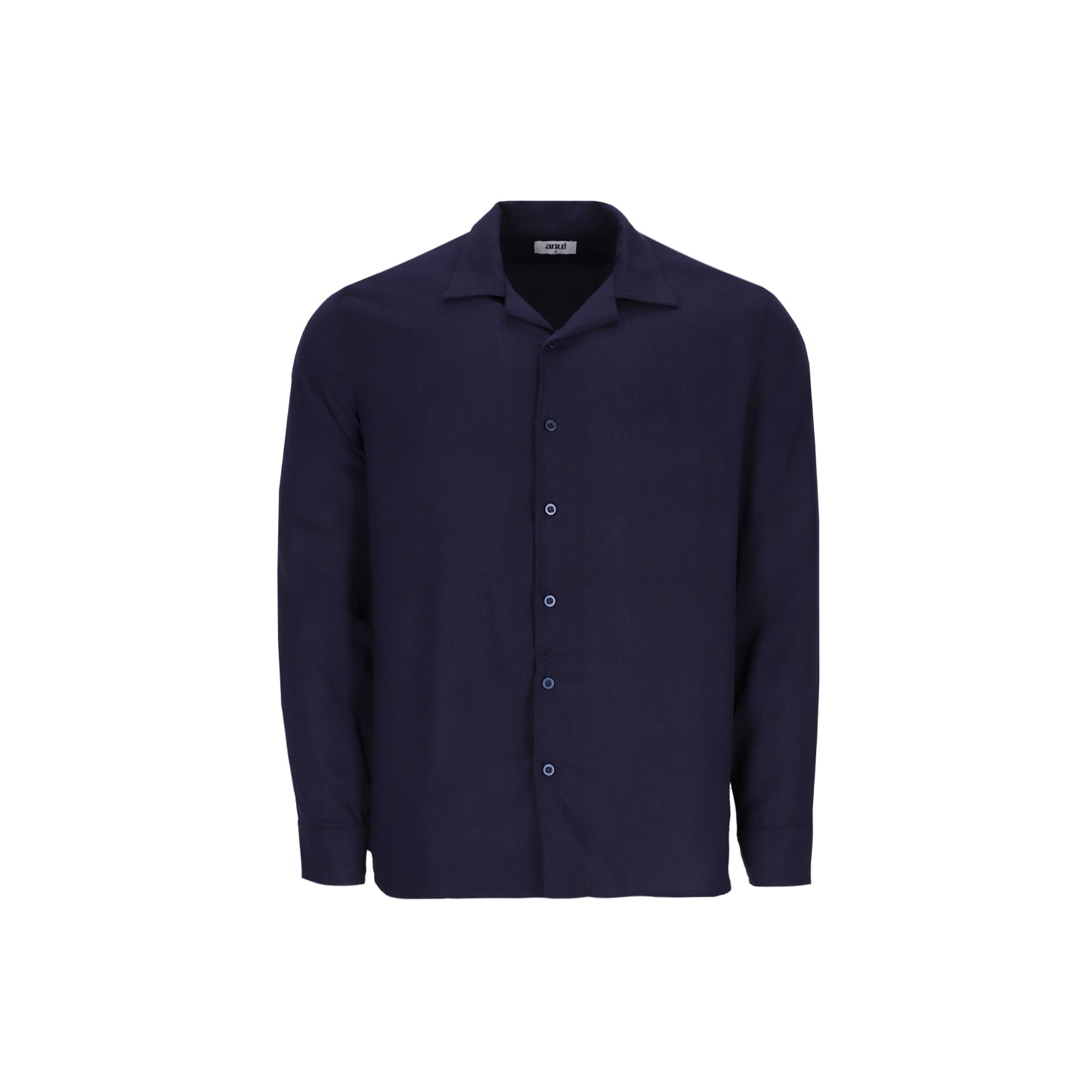⁠Camisa Ónix de Manga Larga en Rayón y Lino - Colección Alma Mineral