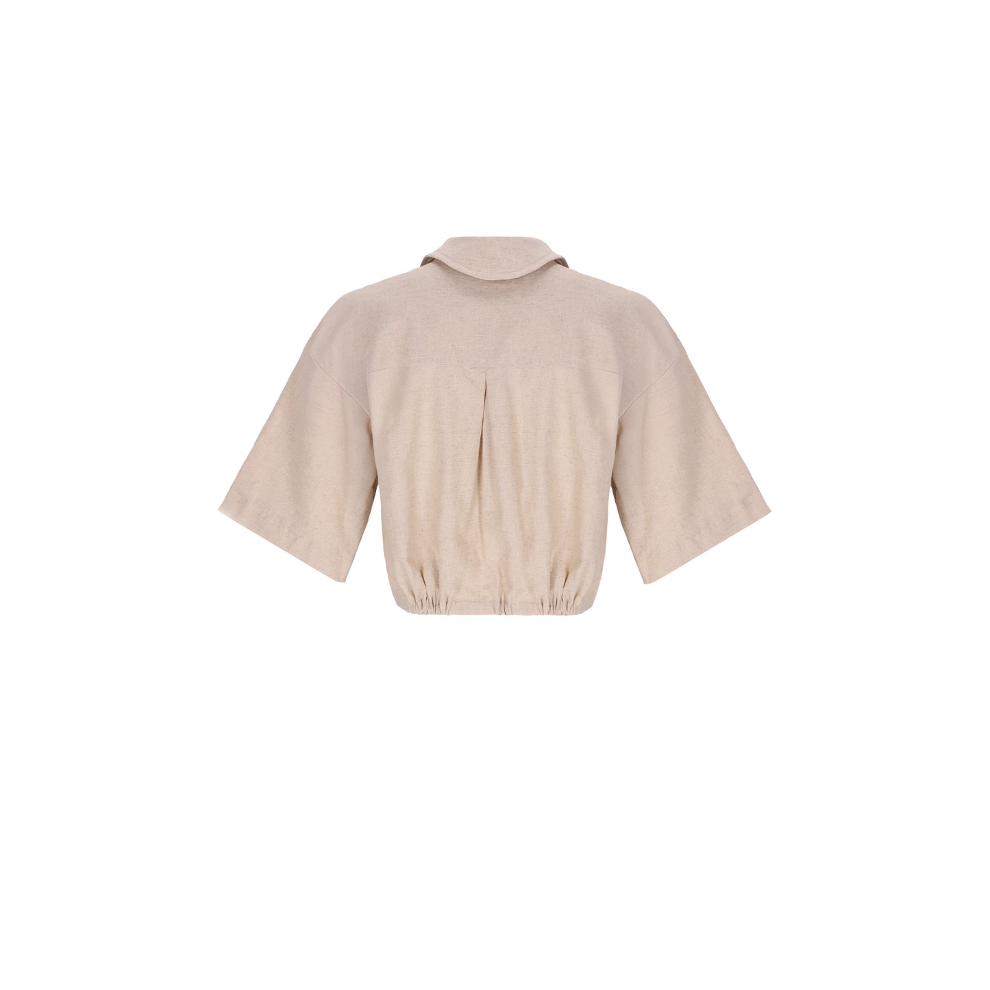 Blusa Rosa del Desierto en Lino y Algodón - Colección Alma Mineral⁠